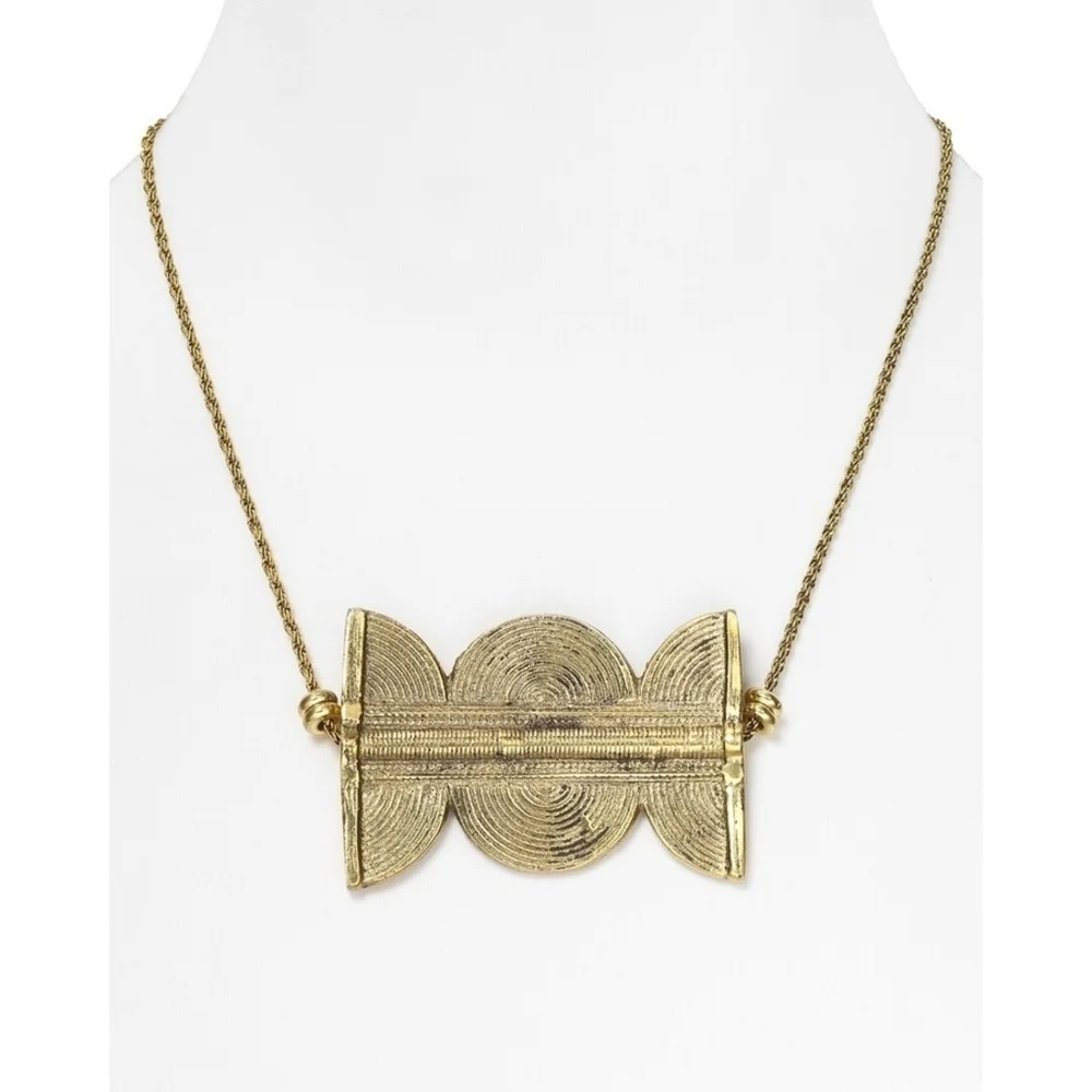 VANESSA MOONEY // ltd ed riot pendant necklace in brass